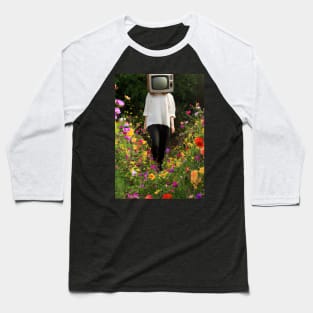 Flower TV Women Baseball T-Shirt